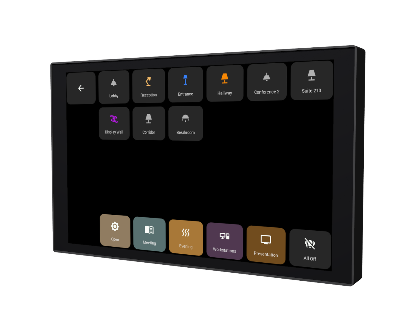 Wizodd 8 inch in-wall touch panel